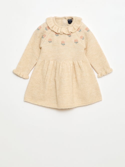 Vestido de Natal com gola - Kiabi