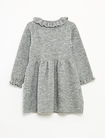 Vestido de Natal com gola