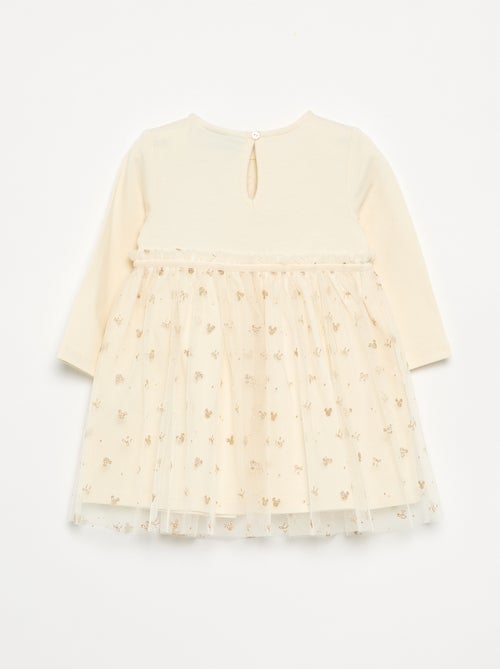 Vestido de Natal com parte inferior em tule 'Minnie' 'Disney' - Kiabi