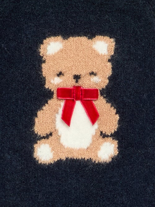Vestido de Natal em malha tricotada - Kiabi