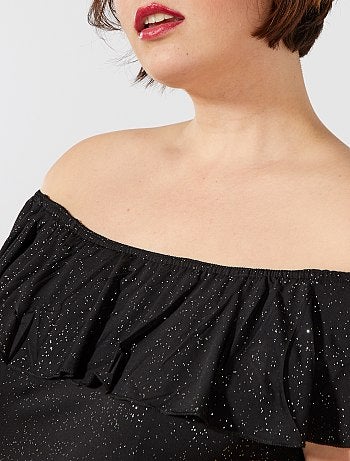 Vestido de noite comprido com brilhantes - Kiabi