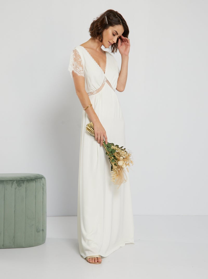 Vestido de noiva Branco - Kiabi