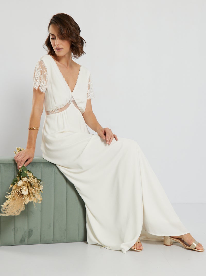 Vestido de noiva Branco - Kiabi
