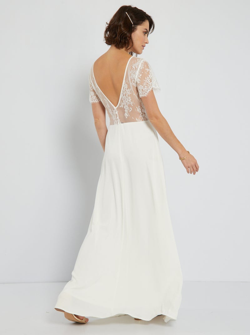 Vestido de noiva Branco - Kiabi