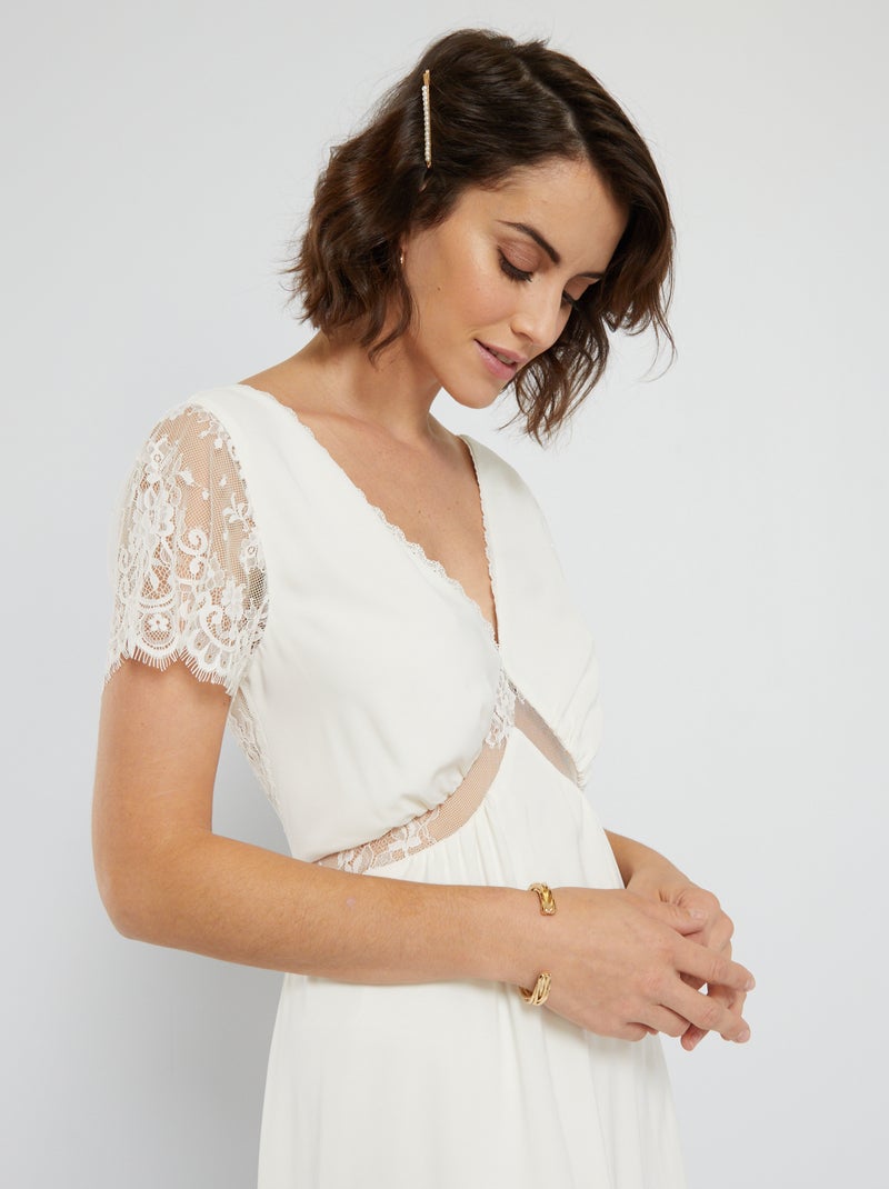 Vestido de noiva Branco - Kiabi