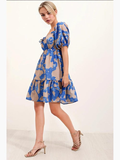 Vestido de popelina evasé bdart - Kiabi
