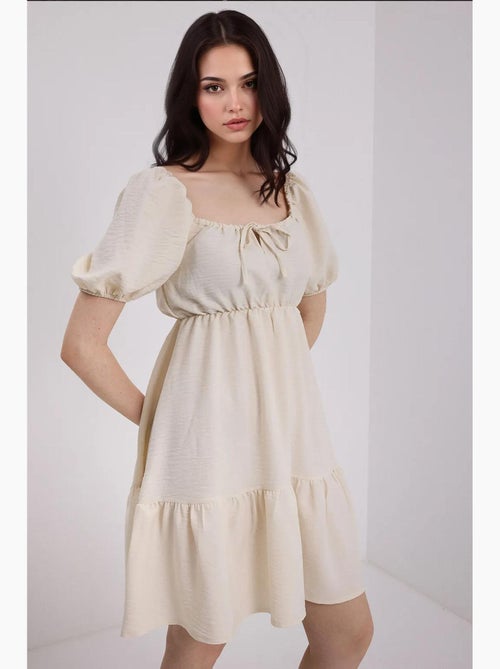 Vestido de popelina evasé bdart - Kiabi Vestido de popelina evasé bdart - Kiabi