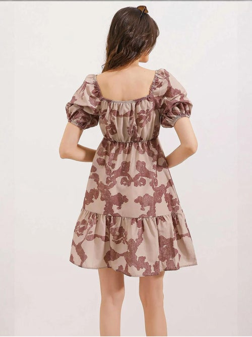 Vestido de popelina evasé bdart - Kiabi