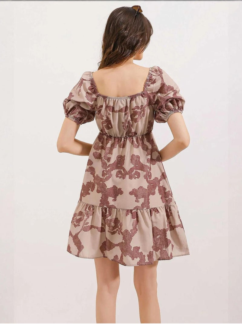 Vestido de popelina evasé bdart Malva - Kiabi