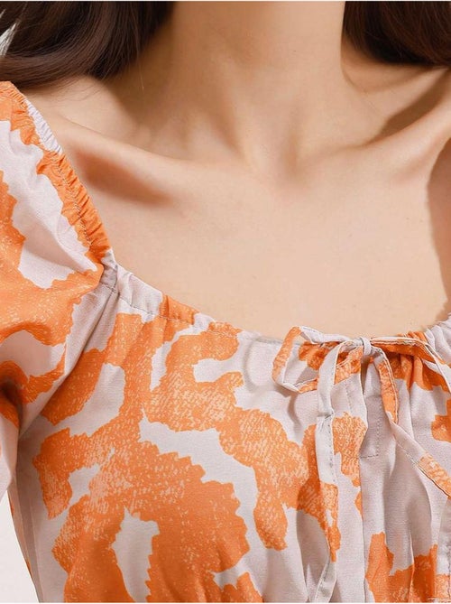 Vestido de popelina evasé bdart - Kiabi