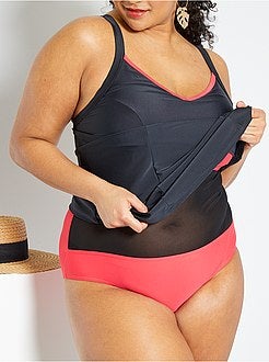 Vestido de praia adelgaçante - Kiabi