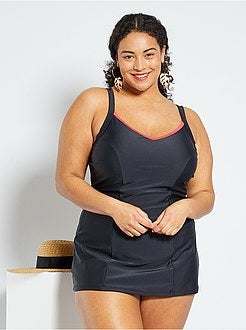 Vestido de praia adelgaçante - Kiabi