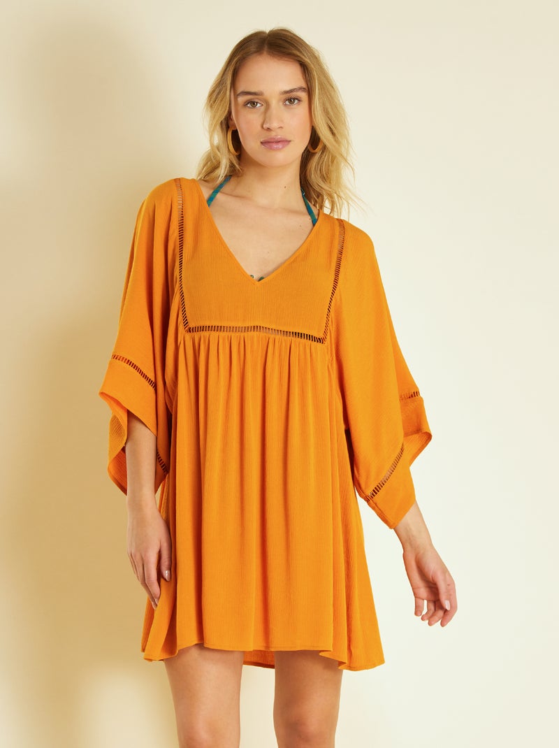 Vestido de praia AMARELO - Kiabi