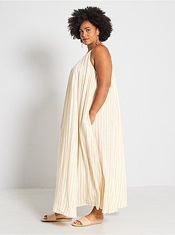 Vestido de praia comprido - Kiabi