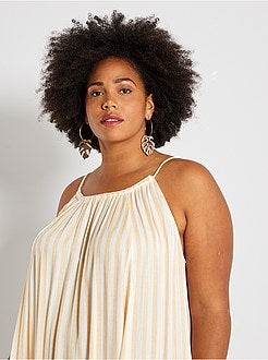 Vestido de praia comprido - Kiabi