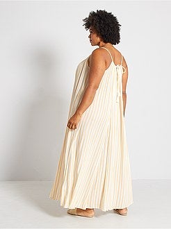 Vestido de praia comprido - Kiabi