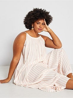 Vestido de praia comprido - Kiabi