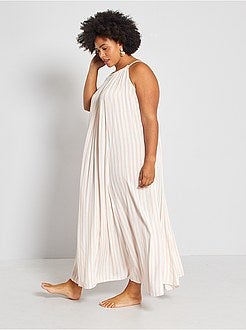 Vestido de praia comprido - Kiabi