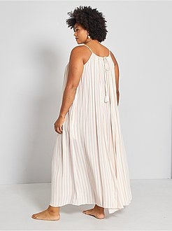 Vestido de praia comprido - Kiabi