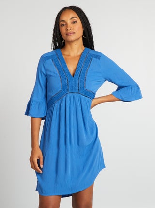 Vestido de praia fluido