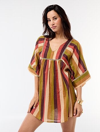 Vestido de Praia Midi