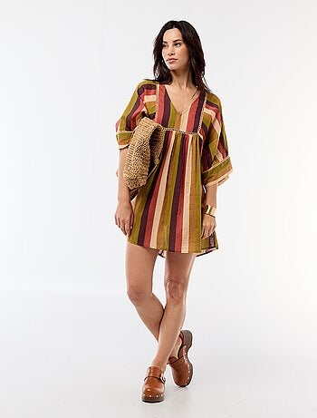 Vestido de Praia Midi