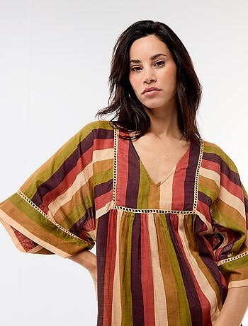 Vestido de Praia Midi