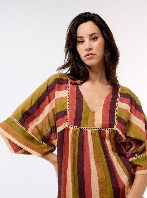 Vestido de Praia Midi - Kiabi