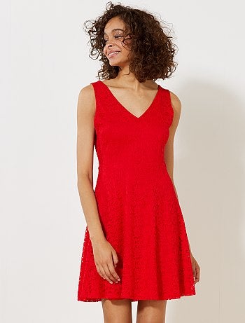 Mulher do 34 até 48 - Vestido de renda costas à mostra - Kiabi