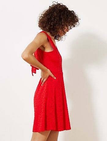 Mulher do 34 até 48 - Vestido de renda costas à mostra - Kiabi