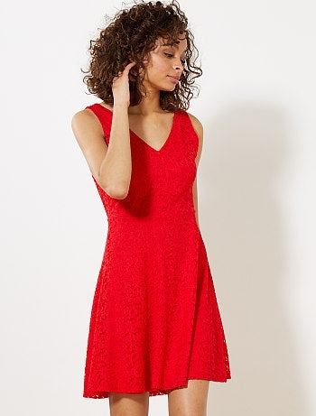 Mulher do 34 até 48 - Vestido de renda costas à mostra - Kiabi