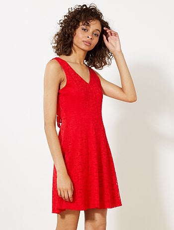 Mulher do 34 até 48 - Vestido de renda costas à mostra - Kiabi