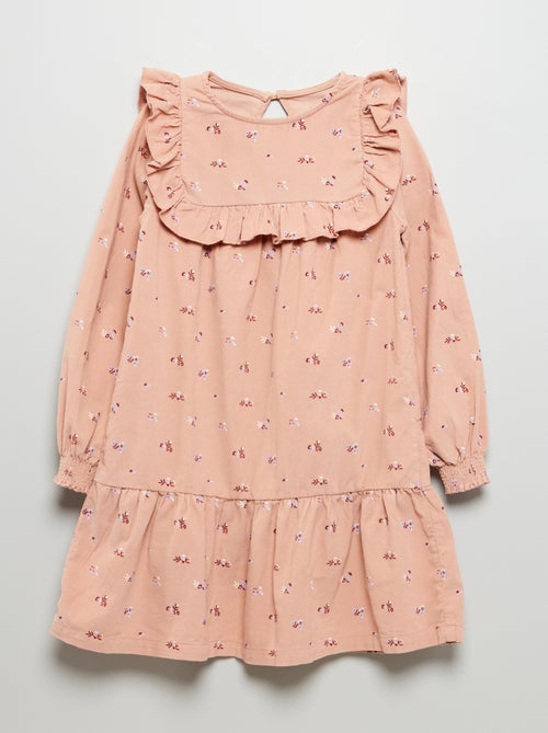 Vestido de veludo - Kiabi