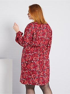 Vestido decote em V - Kiabi