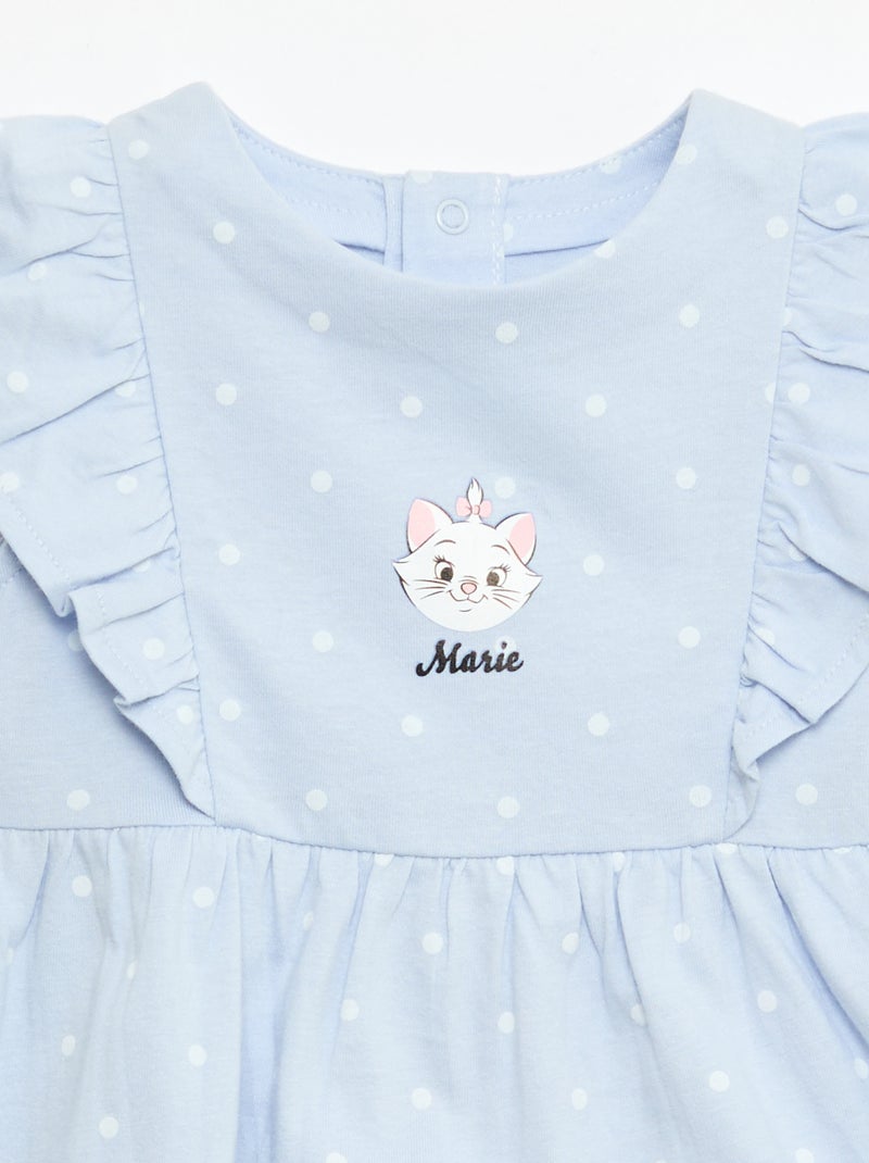 Vestido 'Disney' com folhos em algodão leve Lilás - Kiabi
