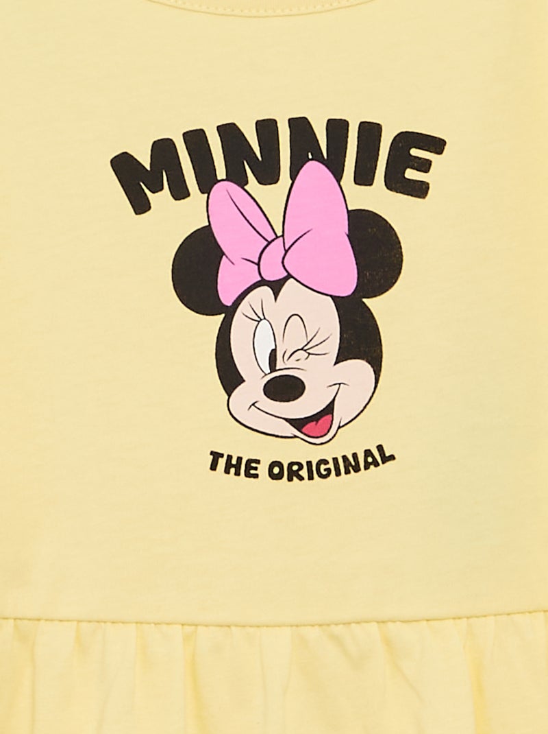 Vestido \'Disney\' de alças Amarelo - Kiabi