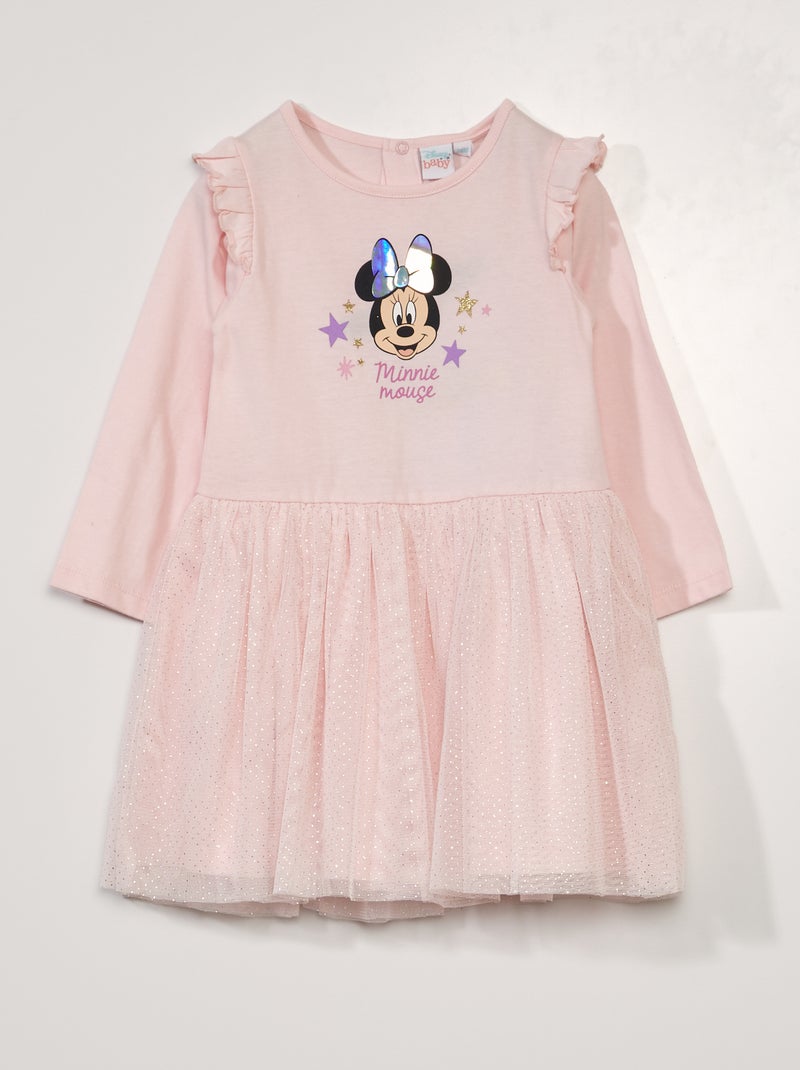 Vestido 'Disney' 'Minnie' efeito 2 em 1 ROSA - Kiabi