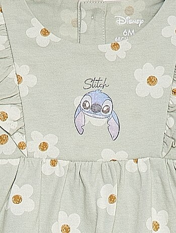 Vestido 'Disney' sem mangas com folhos