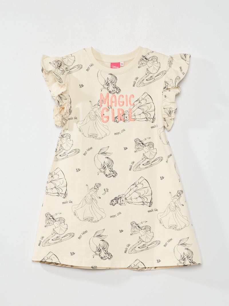 Vestido em algodão 'Disney' BEGE - Kiabi