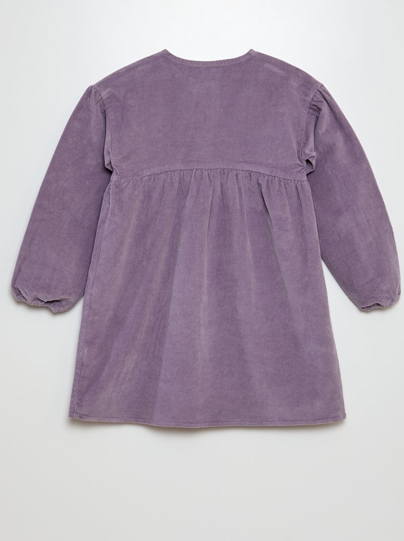 Vestido em bombazina VIOLETA - Kiabi