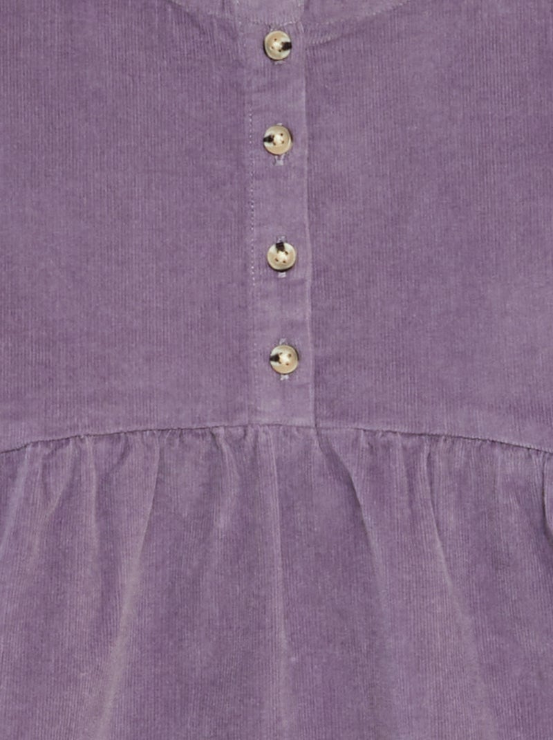 Vestido em bombazina VIOLETA - Kiabi