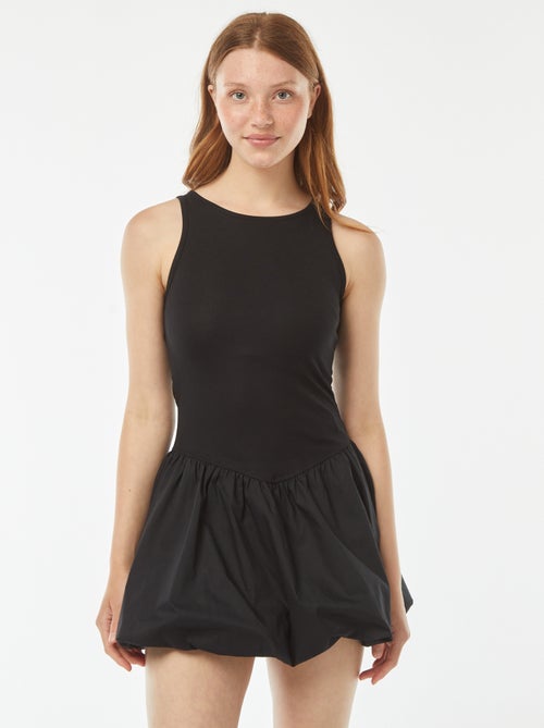 Vestido em forma de balão - Kiabi