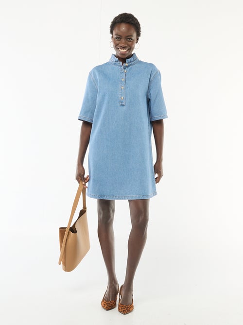 Vestido em ganga - Kiabi