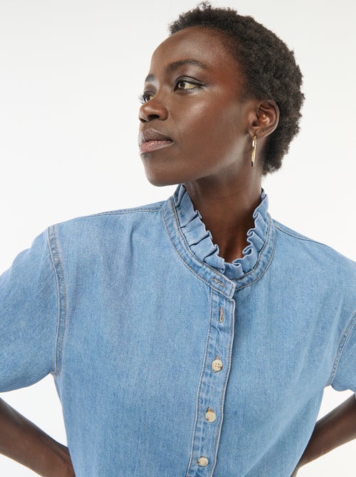 Vestido em ganga - Kiabi