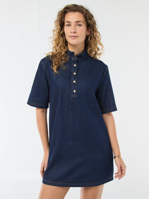 Vestido em ganga - Kiabi