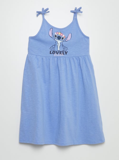 Vestido em jersey com alças 'Disney' 'Stitch' - Kiabi