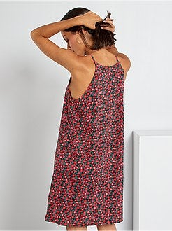 Vestido em jersey com cavas americanas - Kiabi