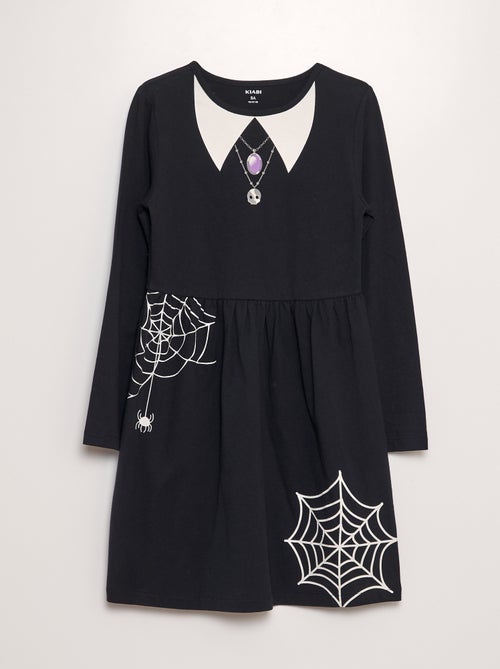 Vestido em jersey com estampado de fantasia - Kiabi