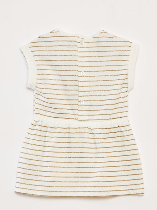 Vestido em jersey com motivos - Kiabi