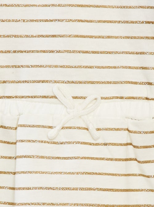 Vestido em jersey com motivos - Kiabi